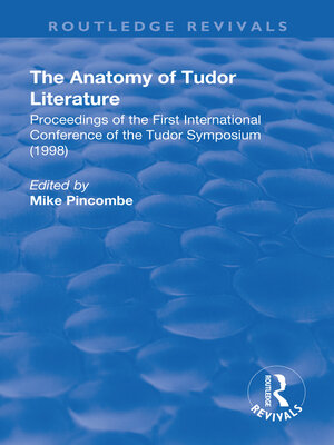 cover image of The Anatomy of Tudor Literature